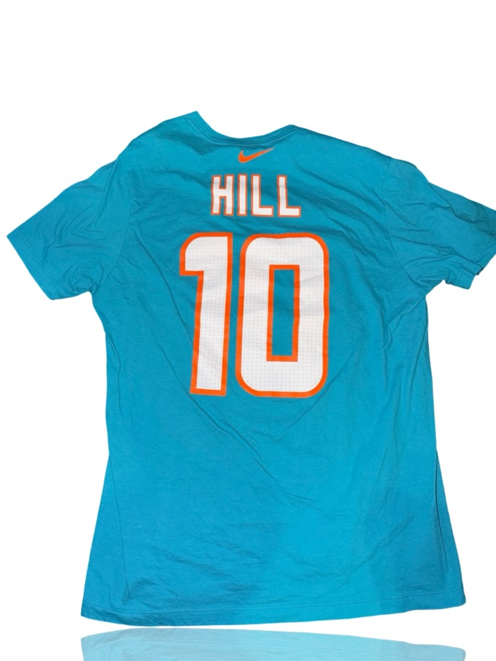 Nike Miami Dolphins Tyreek Hill #10 Mens T-Shirt Blue NFL Football
